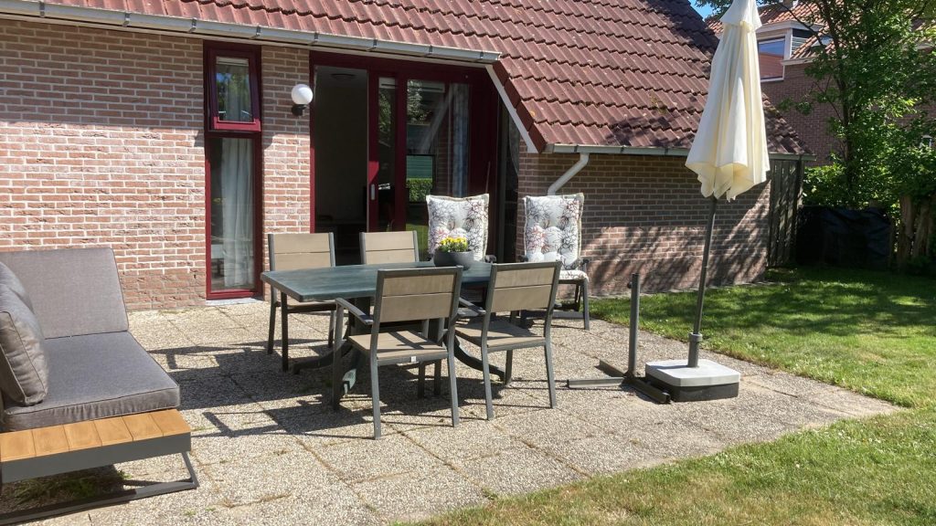 Tuin vakantiehuis Kievit Zeeland Proeftuin