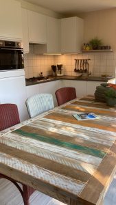 Keuken vakantiehuis Kievit Zeeland Proeftuin