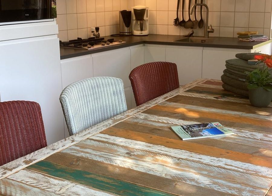 Keuken vakantiehuis Kievit Zeeland Proeftuin