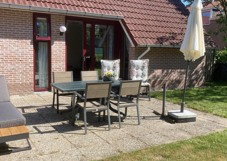 Tuin vakantiehuis Kievit Zeeland Proeftuin