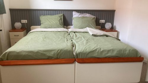 Slaapkamer vakantiewoning Grutto Zeeland Proeftuin