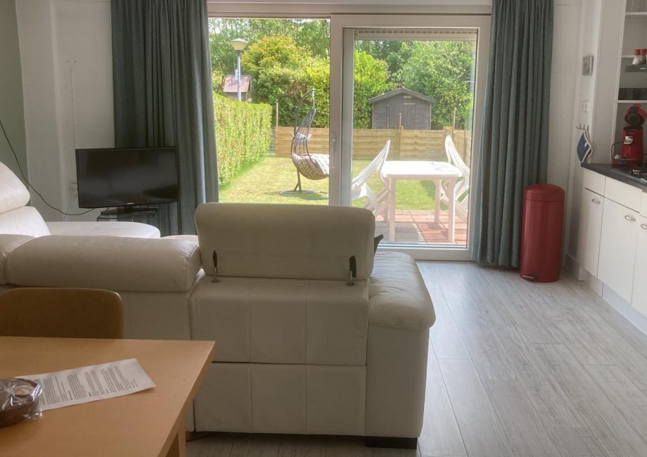 Woonkamer vakantiewoning Grutto Zeeland Proeftuin