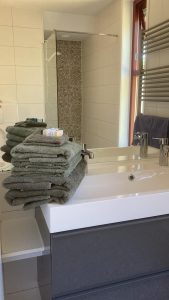 Badkamer vakantiehuis Kievit Zeeland Proeftuin