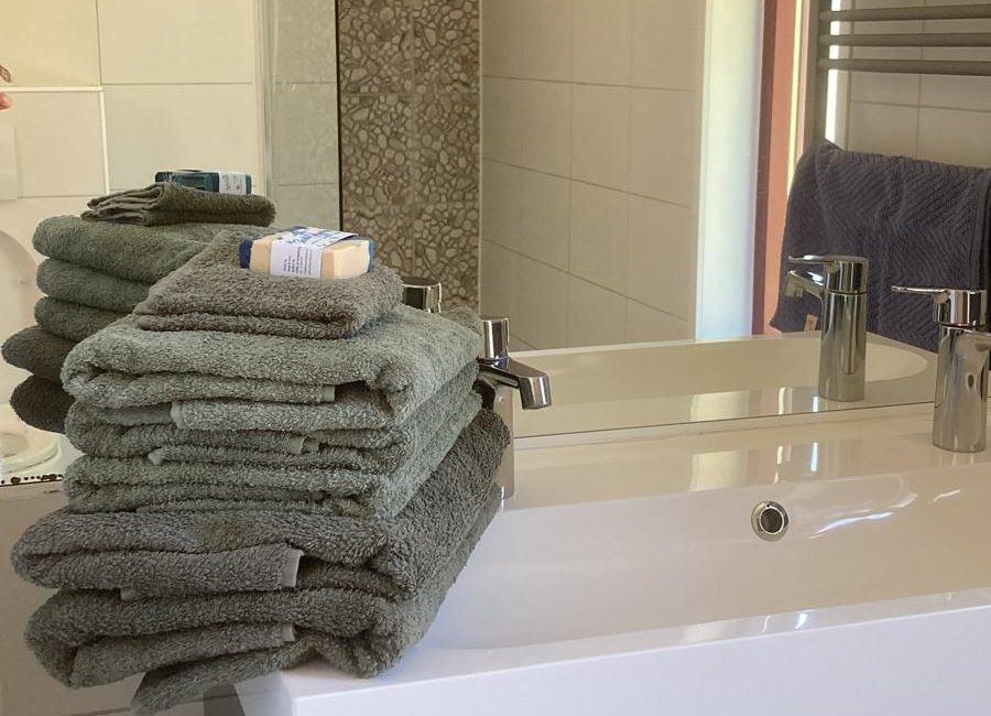 Badkamer vakantiehuis Kievit Zeeland Proeftuin